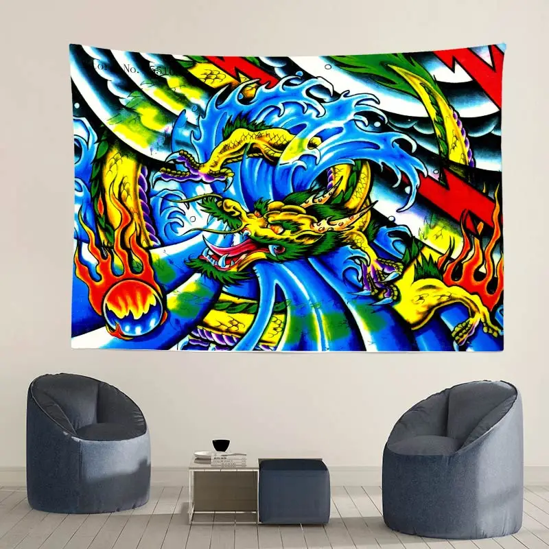 Психоделический гриб Trippy художественный красочный настенный Декор для дома