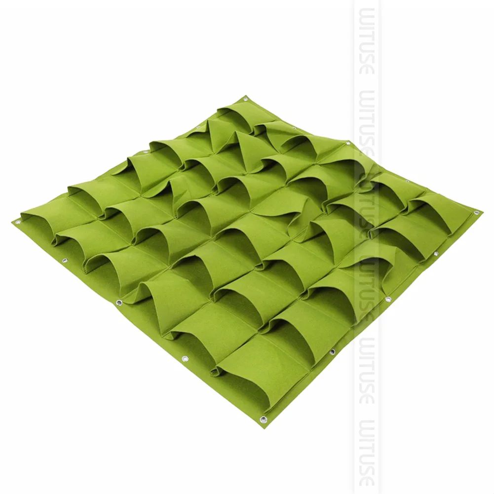 green 36 pocket 4/18/36 карманы Висячий Сад посадки сумки зеленой стены цветок сеялки Стены Вертикальный садовый рассада, инструменты для - Цвет: green 36 pocket