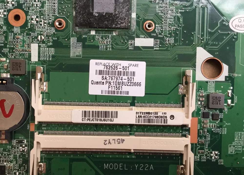 762526-501 для hp 15-P 15-P010DX материнская плата для ноутбука 762526-001 DAY22AMB6E0 материнская плата A8-6410 протестирована