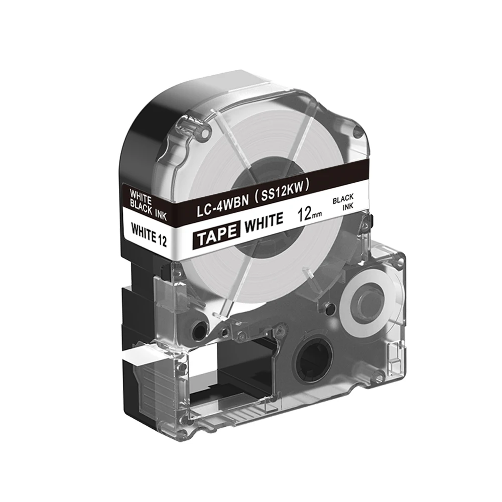 1 шт. SS12KW 12 мм черный на белом Labelworks Tepra лента для маркировки kingjim LC лента для Tepra Pro SR150 lw 400 lw 700