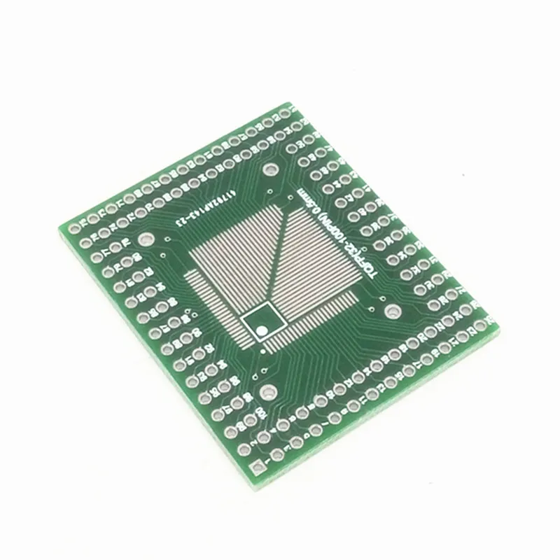 10 шт./лот QFP/FQFP/TQFP32/44/64/80/100 LQFP SOP Поворотная DIP 0 5/0 8 мм плата адаптера|board dip|dip sopqfp dip |