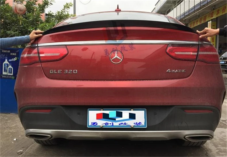 Спойлер из углеродного волокна для Mercedes Benz GLE Class купе C292 GLE320 GLE350 GLE400 2015 2019