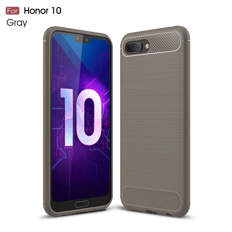 Чехол для мобильного телефона Honor 10 Hua Wei из углеродного волокна технология кисти
