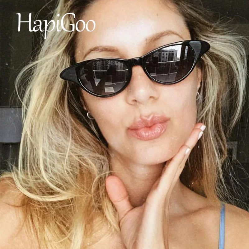HAPIGOO Новый кошачий глаз солнцезащитные очки Для женщин модные женские Винтаж