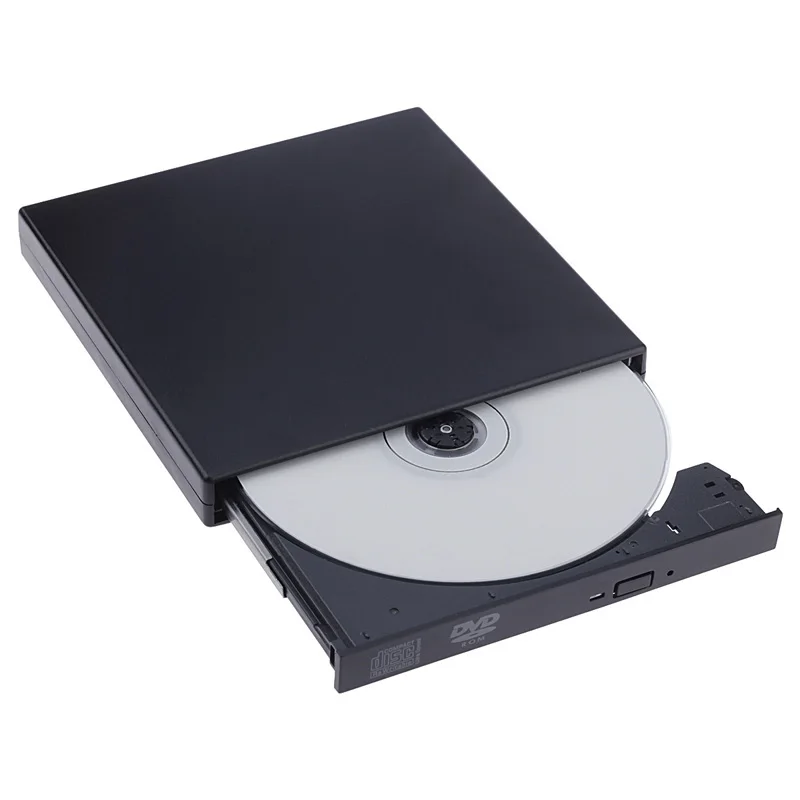 USB2.0 Внешний DVD комбинированный CD RW привод ROM драйвер для ПК/ноутбука черный