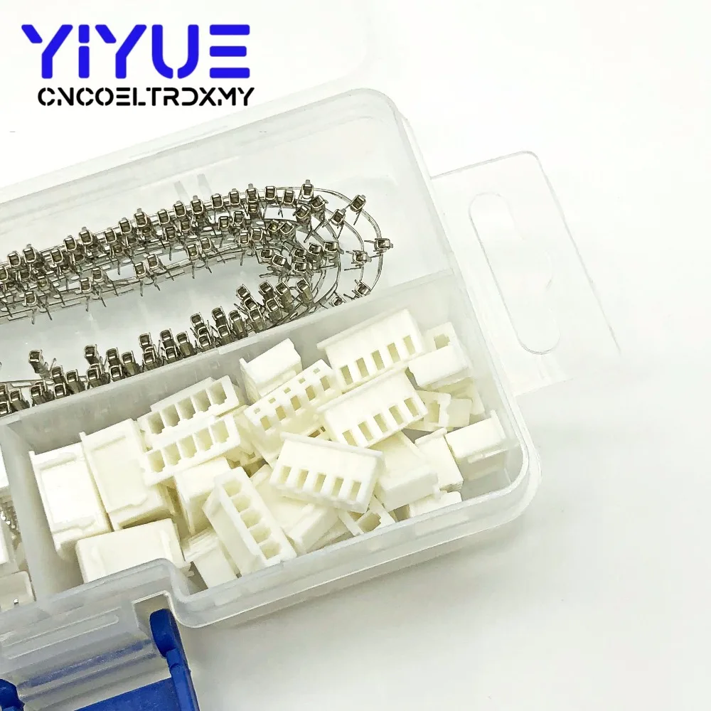 280 шт/40 комплектов XH2.54 5pin 2 54 мм Шаг клеммный комплект/корпус/штыревой разъем JST