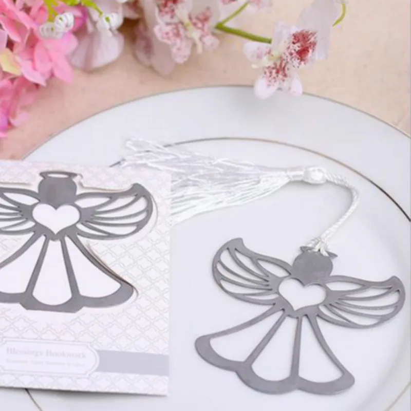 12 шт. DIY Ангел Закладка с кисточкой для крещения ребенка душ сувениры Вечеринка