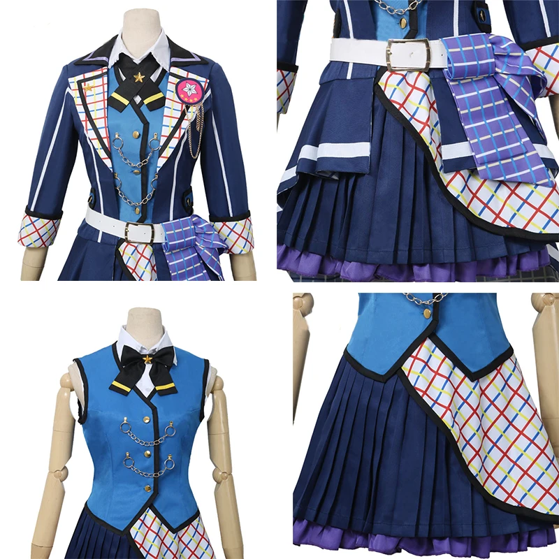 ROLECOS аниме BanG Dream! Женский костюм для костюмированной вечеринки Arisa Ichigaya