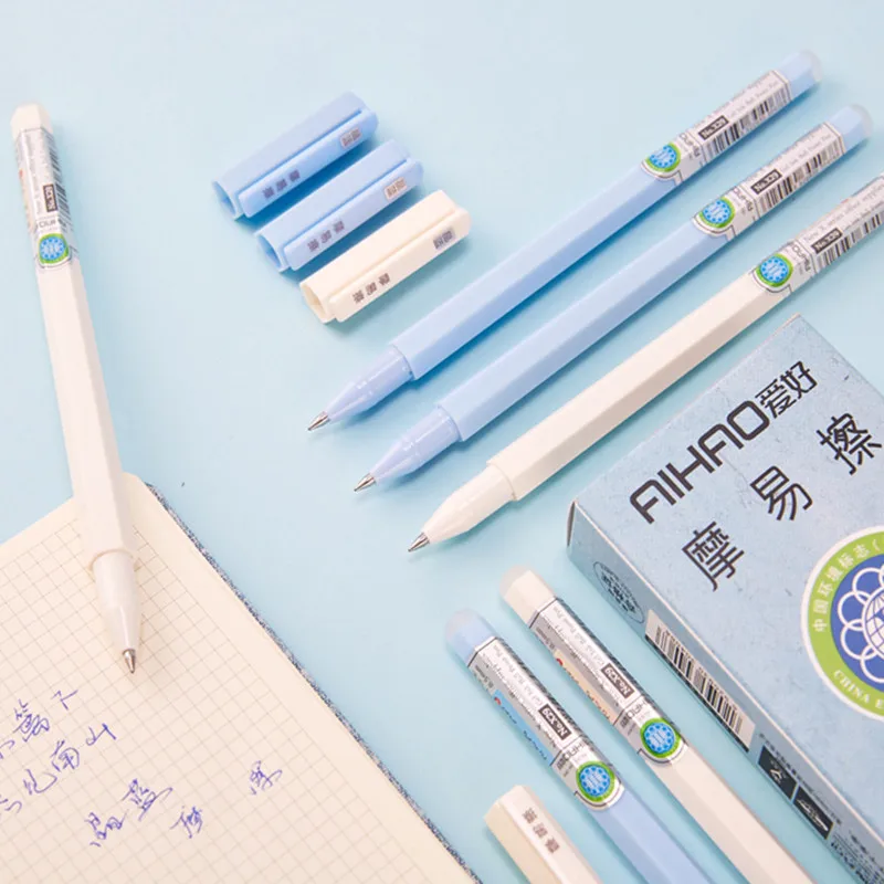 Новое прибытие AIHAO бренд Простой стиль гладкое письмо стираемая ручка Высокое
