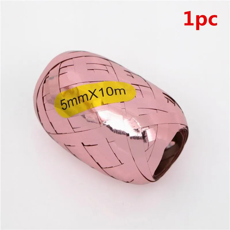 5mm ribbon 18 дюймов розовое золото сердце фольгированный шар 10 дюймов белый розовый латексный шар воздушный шар "Конфетти" свадебное украшение день Рождения Вечеринка Детские игрушки - Цвет: 5mm ribbon