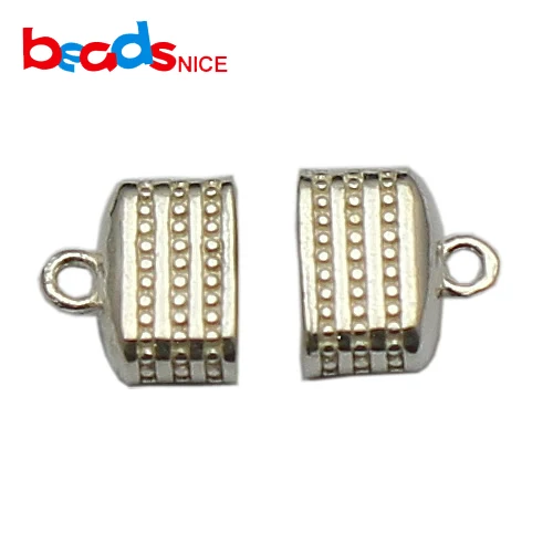 Beadsnice 925 застежки из стерлингового серебра для жемчужных ожерелий подвеска с