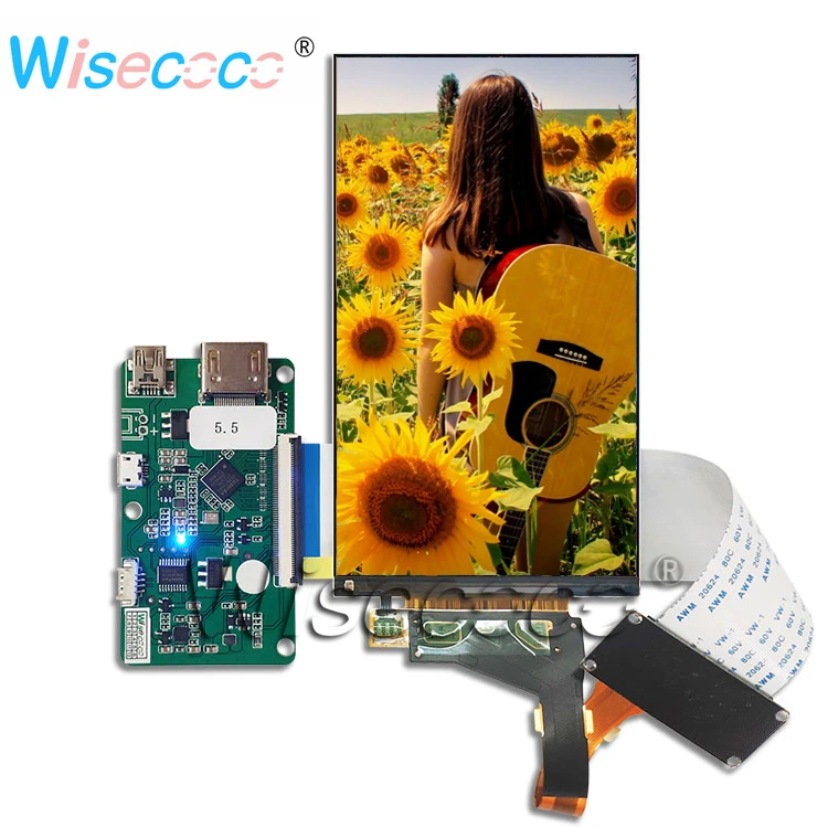Price LS055R1SX04 5.5 2K LCD القرار 1440*2560 التحكم الجديد MIPI 2Usb لوحة للقيادة لتقوم بها بنفسك طابعة ثلاثية الأبعاد الهاتف المحمول