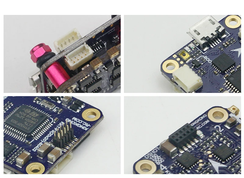 

1PC Kingkong ET V2 F3 3-layer 2-layer Fly Tower 12A KK w/ 4in1 ESC For ET100 ET115 ET125 FPV RC Drone Accessories