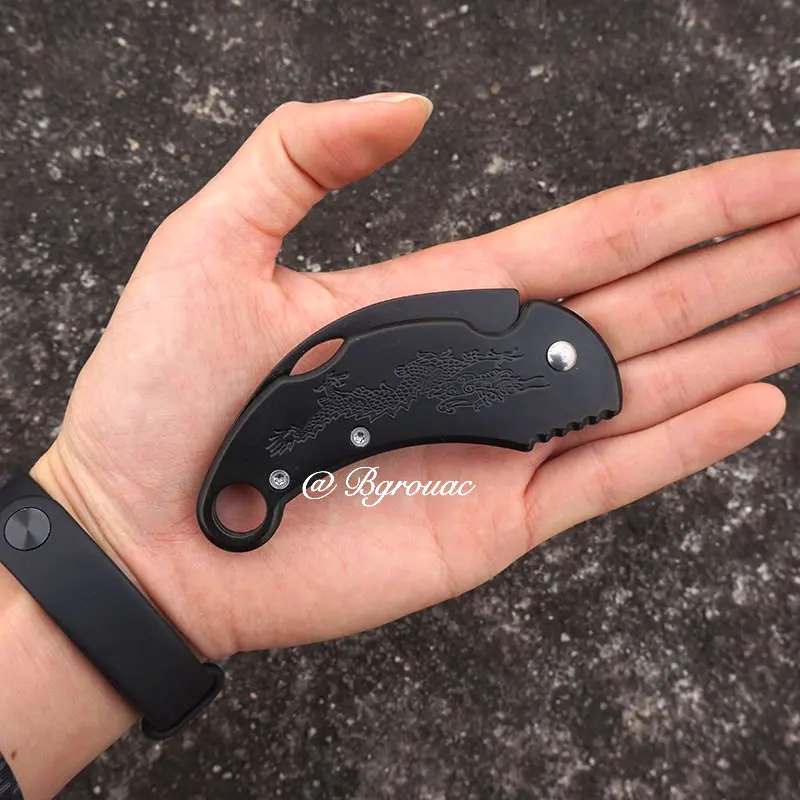 Портативный складной нож Karambit тактический карманный походные охотничьи ножи с