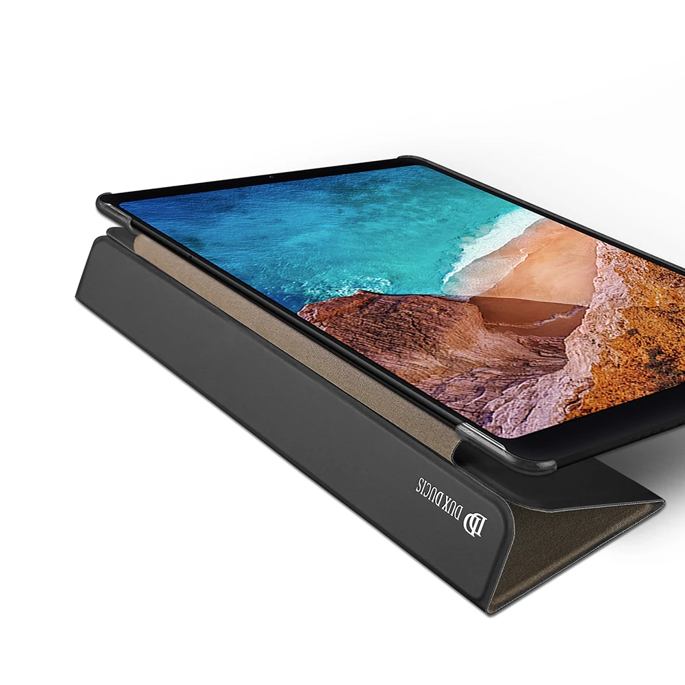 DUX DUCIS кожаный умный чехол для Xiaomi mi pad 4 Plus откидная крышка plus планшета