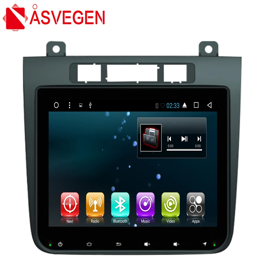 Автомобильный мультимедийный плеер Asvegen Android 7 1 четыре ядра радио стерео GPS