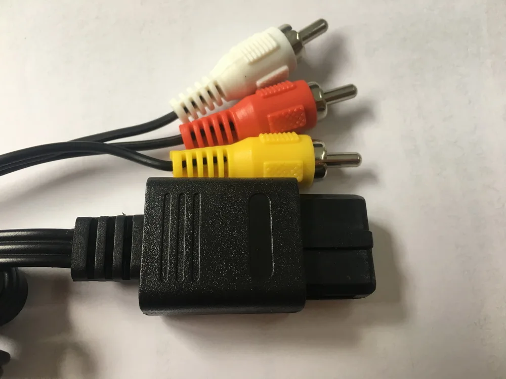 Композитный кабель AV совместимый с Nand 64 N64/GameCube GC/Super nasud S N E черный|Запасные части|