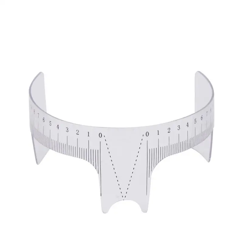 Microblading Reusable Plastic Tattoo Stencils Makeup Brow Measure Eyebrow Guide Ruler Permanent Tools Levert Dropship 2MY26 | Красота и