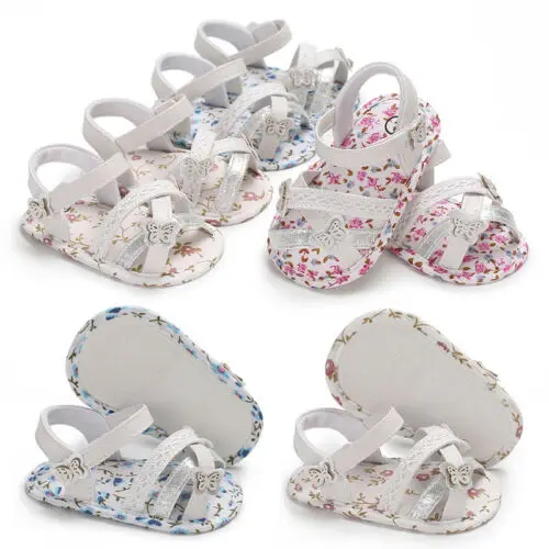 Soft Summer Baby Girl Sandals Toddler Prewalker Sole Kids Crib Newborn Shoes | Мать и ребенок