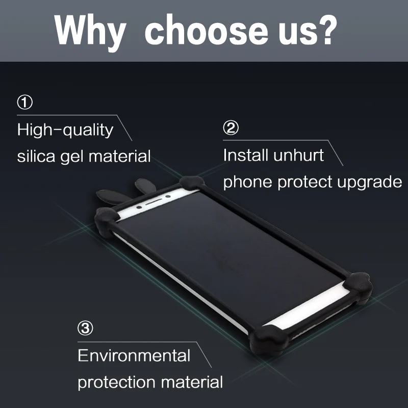 ARCHOS 50 cesium/кобальт чехол животных ТПУ для diamond Универсальный силиконовый графит