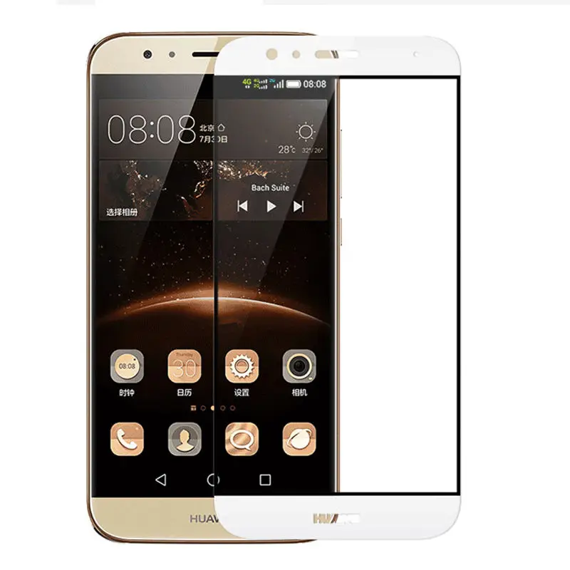 Закаленное стекло для Huawei G8 защита экрана полное покрытие RIO L01 L02 защитная