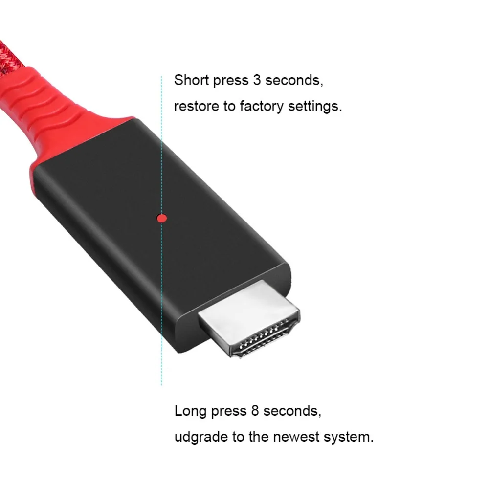 2 в 1 литой 1080P телефон к HDTV кабель проводной + беспроводной WIFI Дисплей ключ HDMI