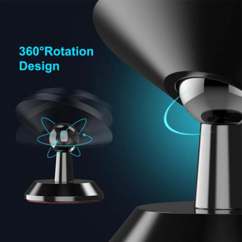 Rovtop Universal Car Phone Holder Magneti 360 Rotatable Air Vent Mount in for Iphone X XS Max Samsung Xiaomi | Мобильные телефоны и