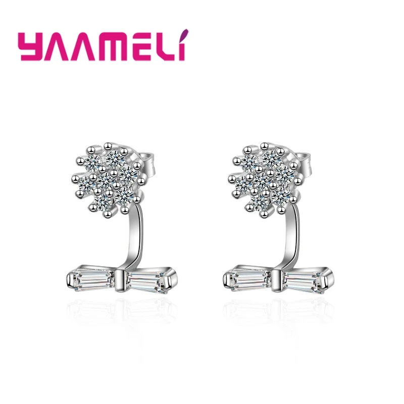

100% Новые Брендовые женские модные круглые серьги, 925 пробы, серебряные, прозрачные, с кубическим цирконием, вечерние украшения, оптовая прод...