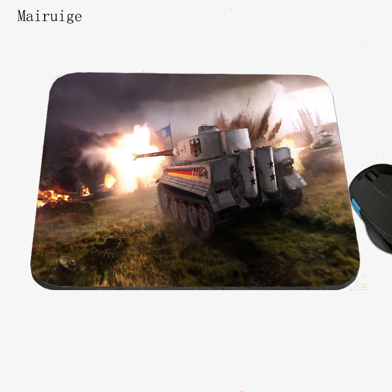 Mairuige World of tanks Мышь ноутбук с алюминиевым корпусом компьютера коврик 22x18 Резина