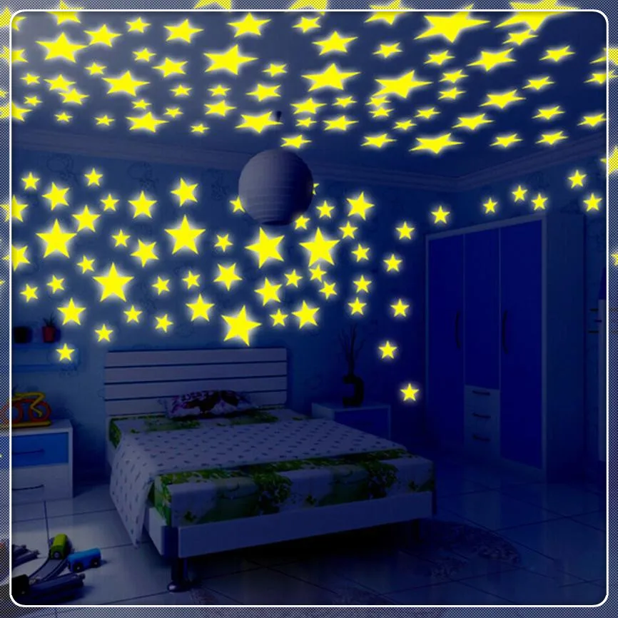 Автомобильные 100 шт. светящиеся звезды настенные наклейки для Mercedes Benz W211 W203 W204 W210