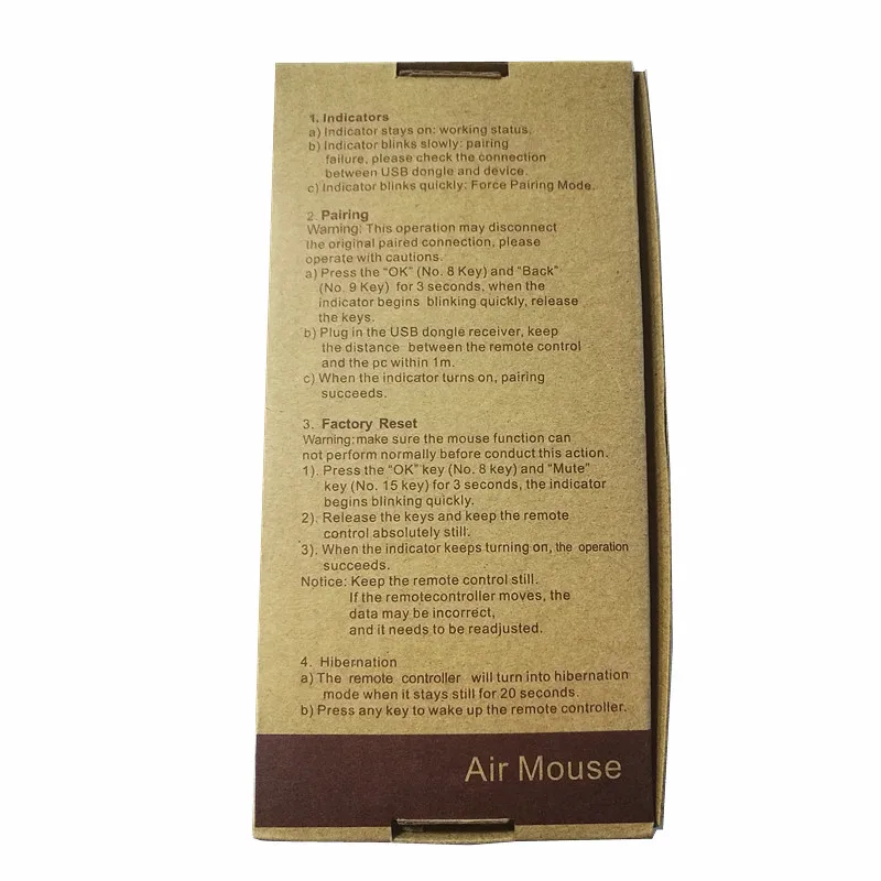 Air Мышь. Беспроводной соматосенсорный пульт дистанционного управления 2,4G. Встроенный 6 осей. Подходит для ПК, Android ТВ-коробки, Android мини-проектор