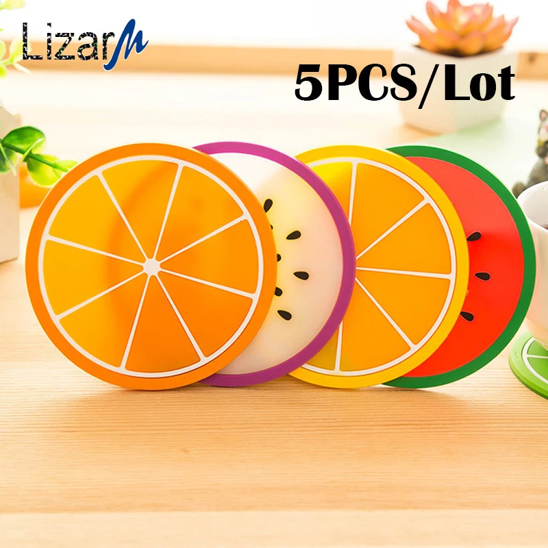 5 шт./лот подставка для горячих подстаканников кухонные коврики коврик