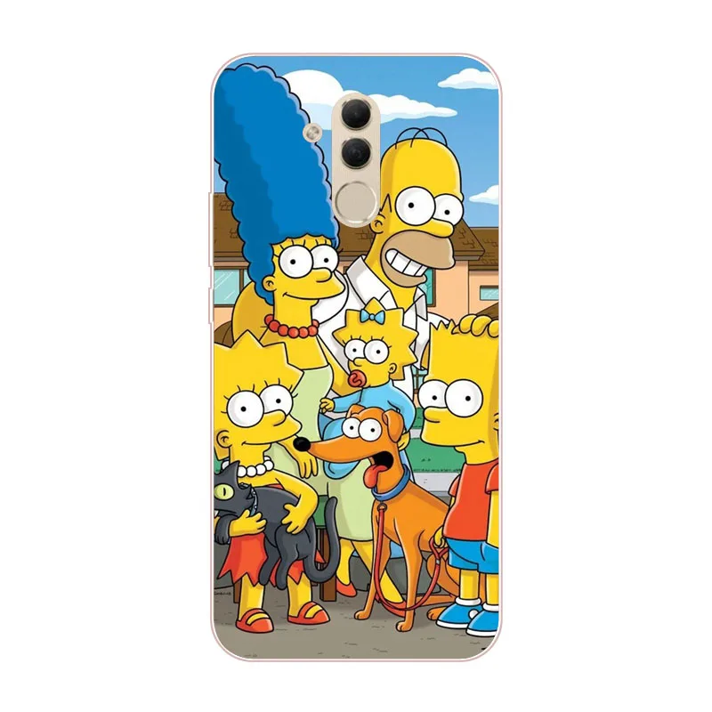 huawei mate 20 lite Case Silicon Painted animals Painting Soft TPU Back Cover for Protect Phone cases shell |