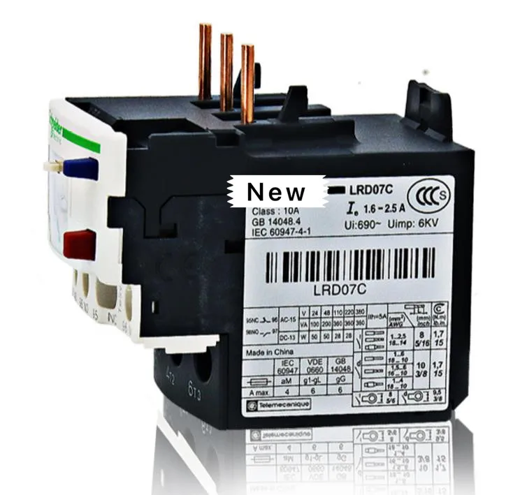 

100%New Original In box 1 year warranty LRD07C LR-D07C 1.6-2.5A