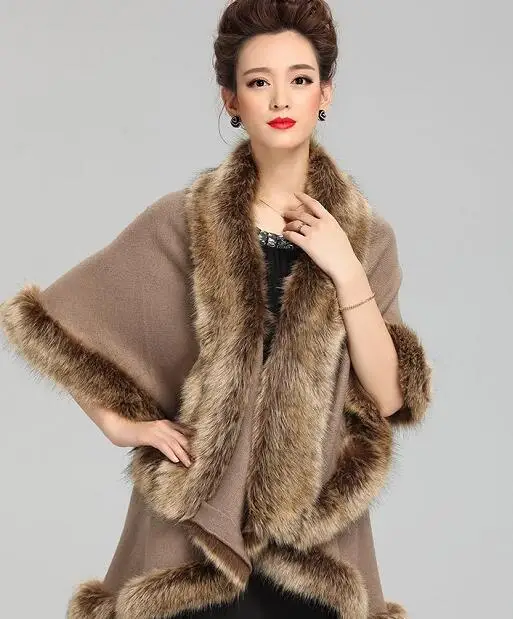 2016 хорошее качество модное пальто в западном стиле из кашемира и меха енота