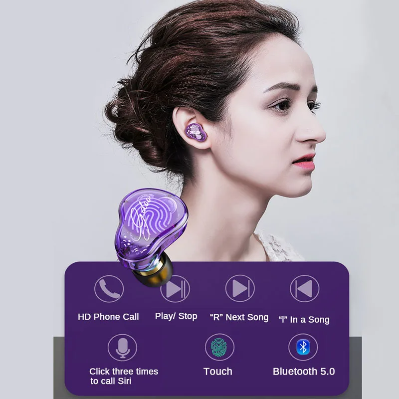 Новейшие Bluetooth 5 0 сенсорные IPX7 водонепроницаемые TWS наушники гарнитура для бега