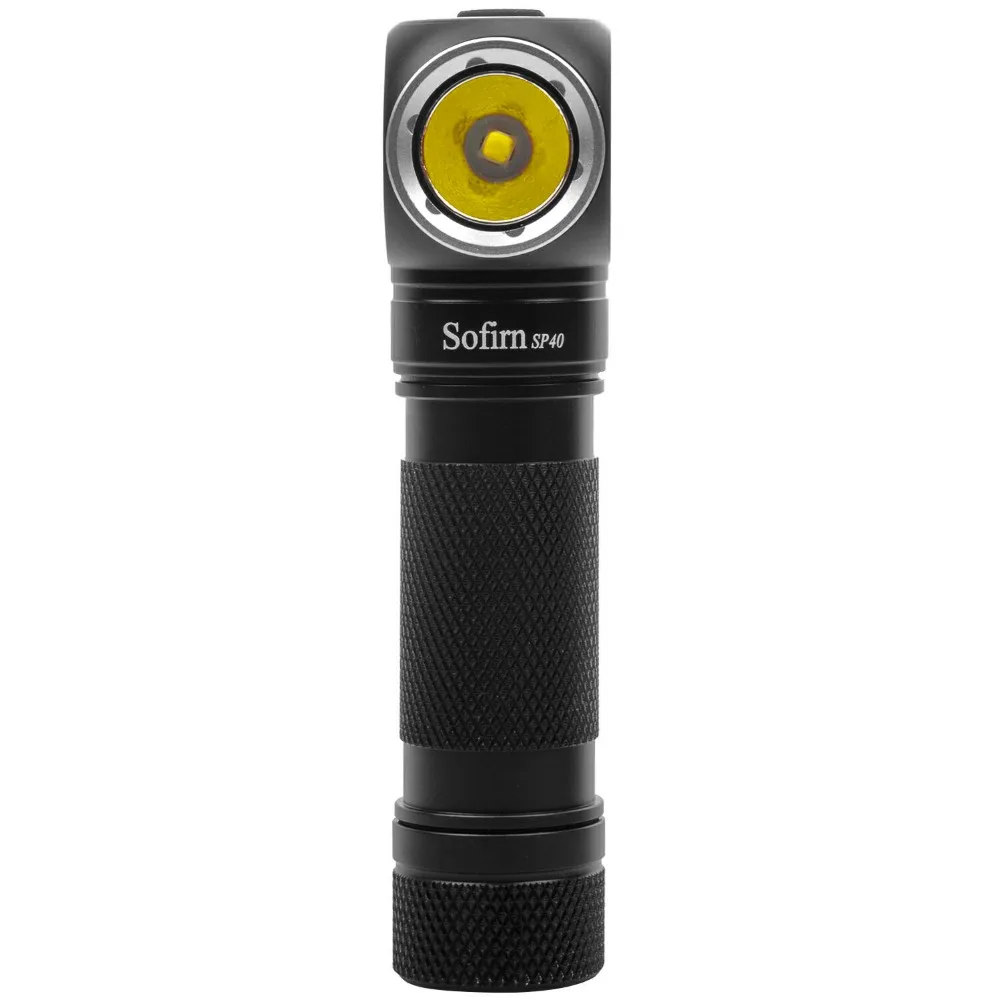 Sofirn SP40 налобный фонарь светодиодный Cree XPL 18650 Перезаряжаемый USB зарядка индикатор питания 18350 1200лм Наружное освещение Магнитная Задняя чашка