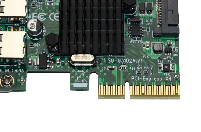 USB 3,1 PCI Express карта PCI 2-Порты USB 3,1 10 Гбит/с Райзер адаптер PCIE PCI-E 3,0X4 ASMedia ASM3142 Чипсет для настольного компьютера