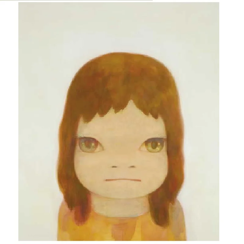 Ручная роспись мультфильм картина Yoshitomo Nara Sleepwalking куклы холст Художественная