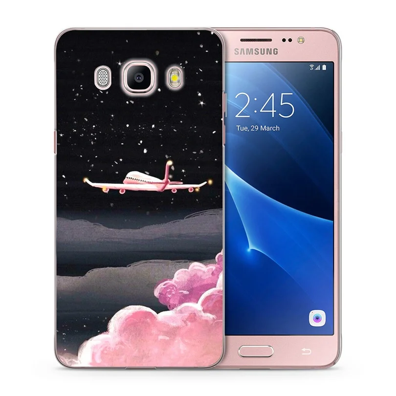 Case For Samsung Galaxy A3 A5 2016 2015 2017 prime J1 J3 J5 J7 TPU Colorful landscape Soft Painted Design Cover Fundas N138 |