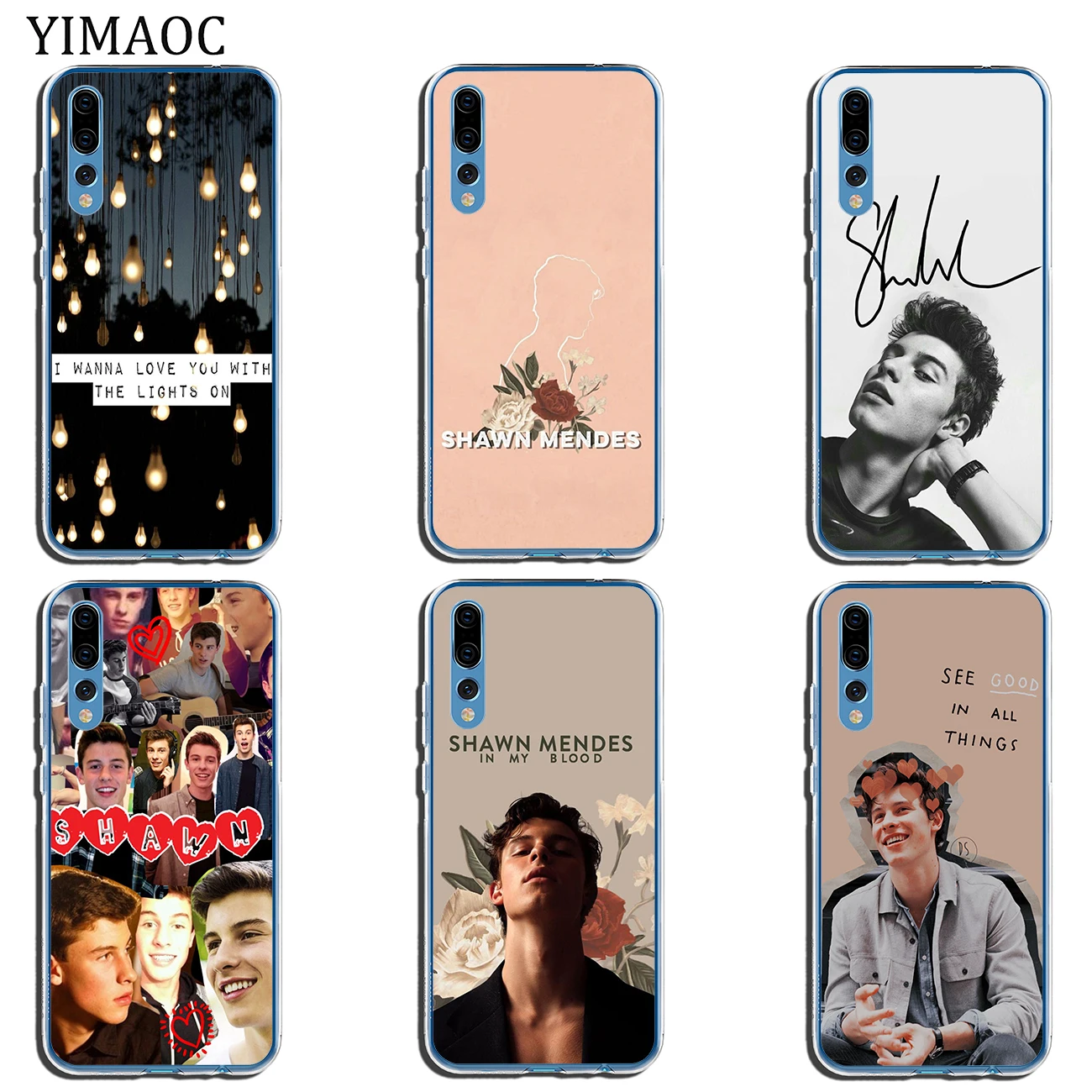 Мягкий силиконовый чехол для телефона YIMAOC singer Shawn Mendes из ТПУ Huawei P30 P20 Pro P10 P9 P8 Lite 2016