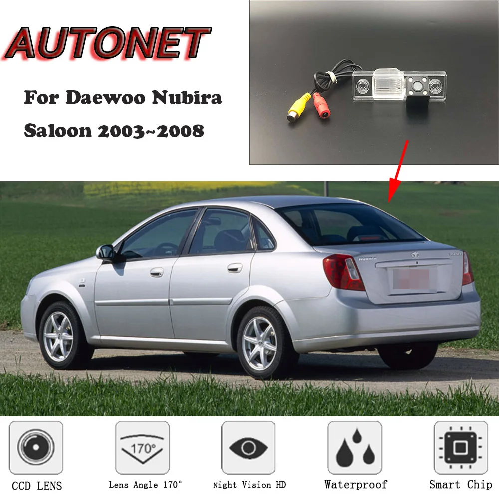 

AUTONET HD Night Vision Backup Rear View camera or Bracket For Daewoo Nubira Saloon 2003~2008 /license plate camera
