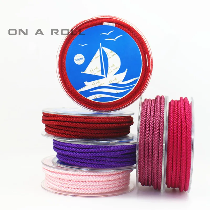 OAR 3 мм шифрование тканый шнур Мобильный телефон Веревка браслет и ожерелье нить