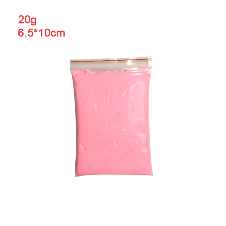 Pink Slime Слизи 3D пушистая пена для моделирования Глина 16 однотонных цветов Пластилин Мяч Комплект без буры образование ремесло DIY антистресс игрушки для детей - Цвет: Pink Slime