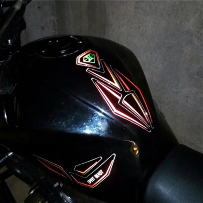 Светоотражающая 3d наклейка для мотоцикла Newbee защитная накладка на бензобак и