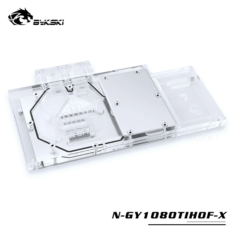 BYKSKI водного блока использовать для GALAX GTX1080TI зал известности/GTX1080TI HOF лимит издание/полное покрытие видеокарты медный блок RGB