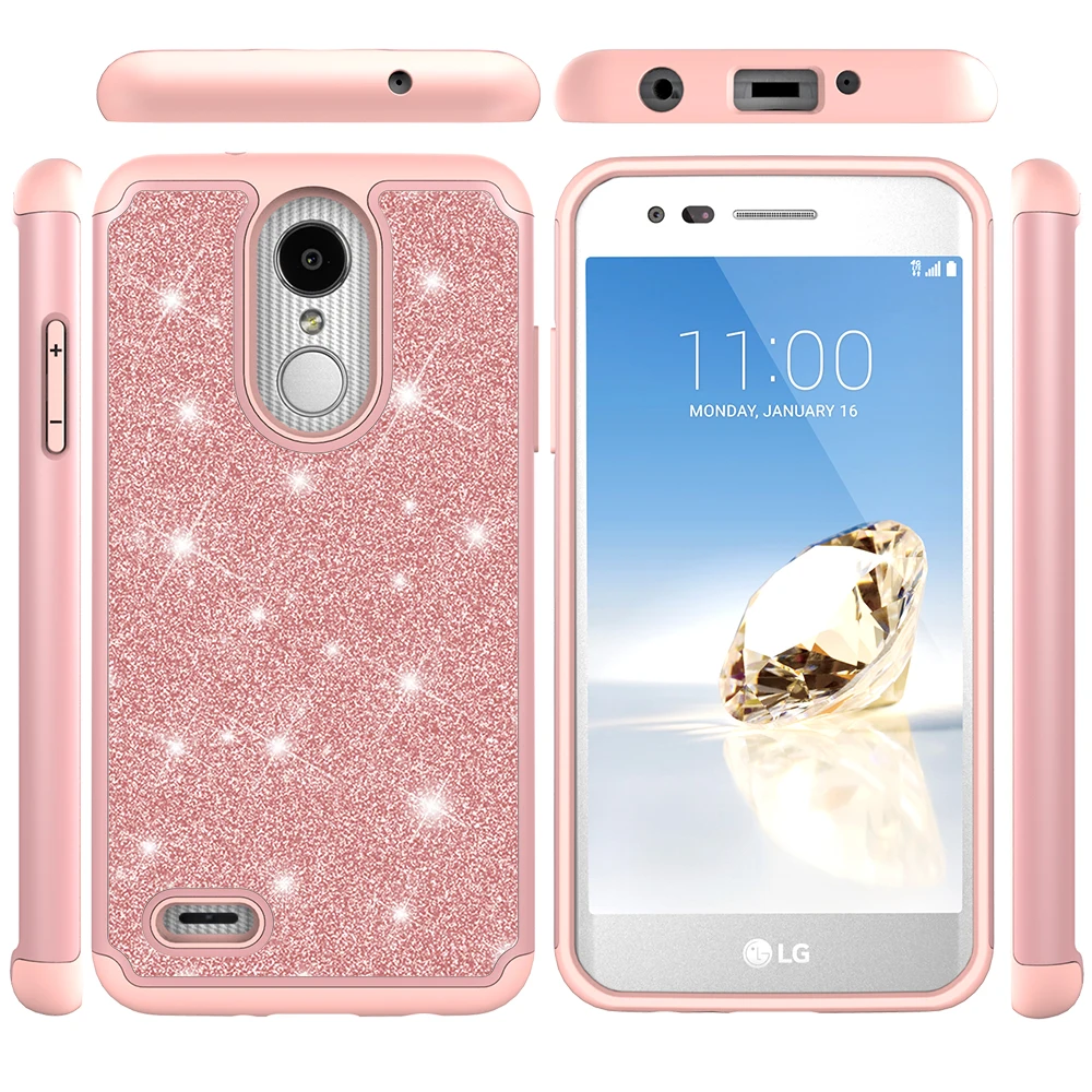 Чехол для телефона LG G7 ThinQ Fit One X Power2 Q Stylo 4 K8 K10 2018 2017 Q7 Plus Жесткий задней панели 2 в 1