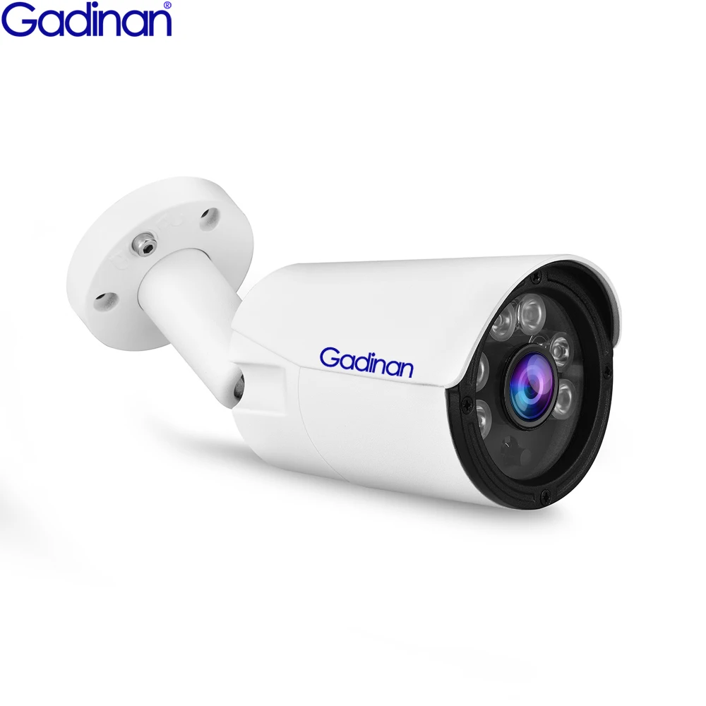 Gadinan 5MP 2592*1944 sony IMX335 IP Bullet камера 4MP 3MP 1080P POE H.265 низкая подсветка металлическая наружная ИК ночного видения Onvif
