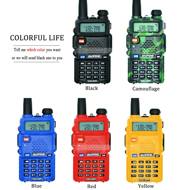 Рация Bao Feng UV 5R 10 шт. оптовая продажа Baofeng UV5R CB радио VHF UHF двухдиапазонное