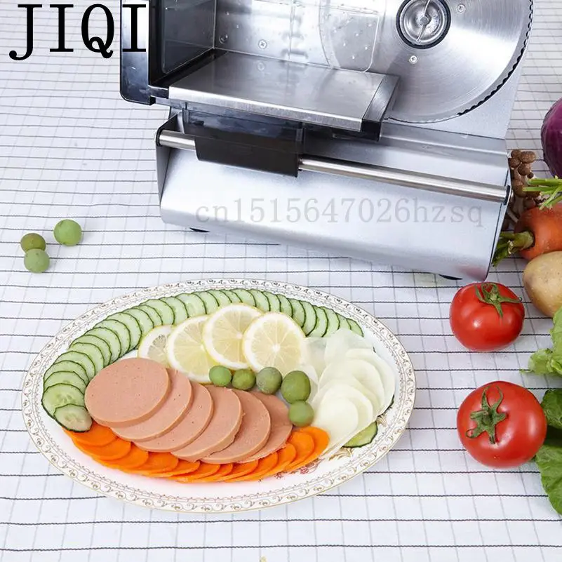 JIQI многофункциональная машина для нарезки ягненка бытовая электрическая маленькая коммерческая машина для нарезки замороженного мяса из нержавеющей стали